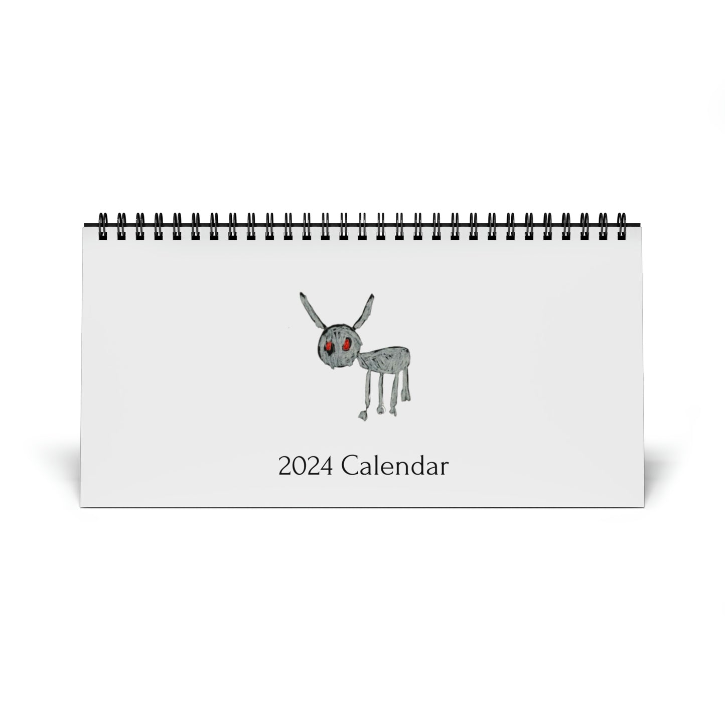 White Drake For all the Dogs Slime You Out 2024 Desktop Office Table Calendar, Drake Gifts 2024 Planner