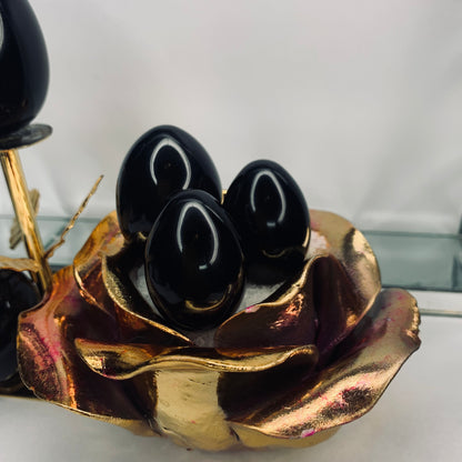 Black Obsidian Yoni Egg